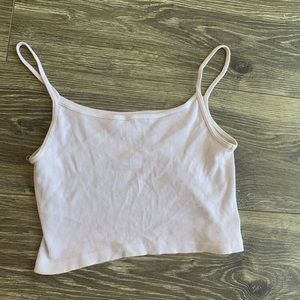 Brandy Melville ribbed tank top crop